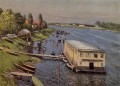 Boathouse in Argenteuil Gustave Caillebotte